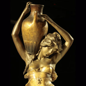 WMODA-Goldscheider Vase Carrier #2238 by Haniroff c.1901