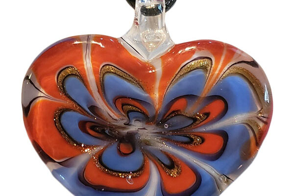 Matchless Glass Heart Pendant