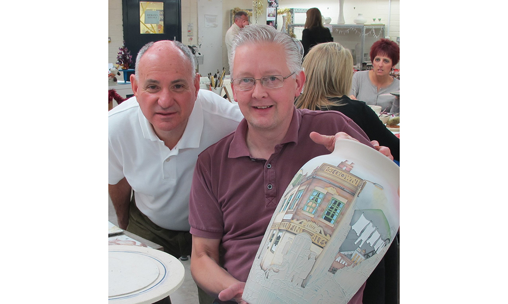 Arthur Wiener and Paul Hilditch at Moorcroft