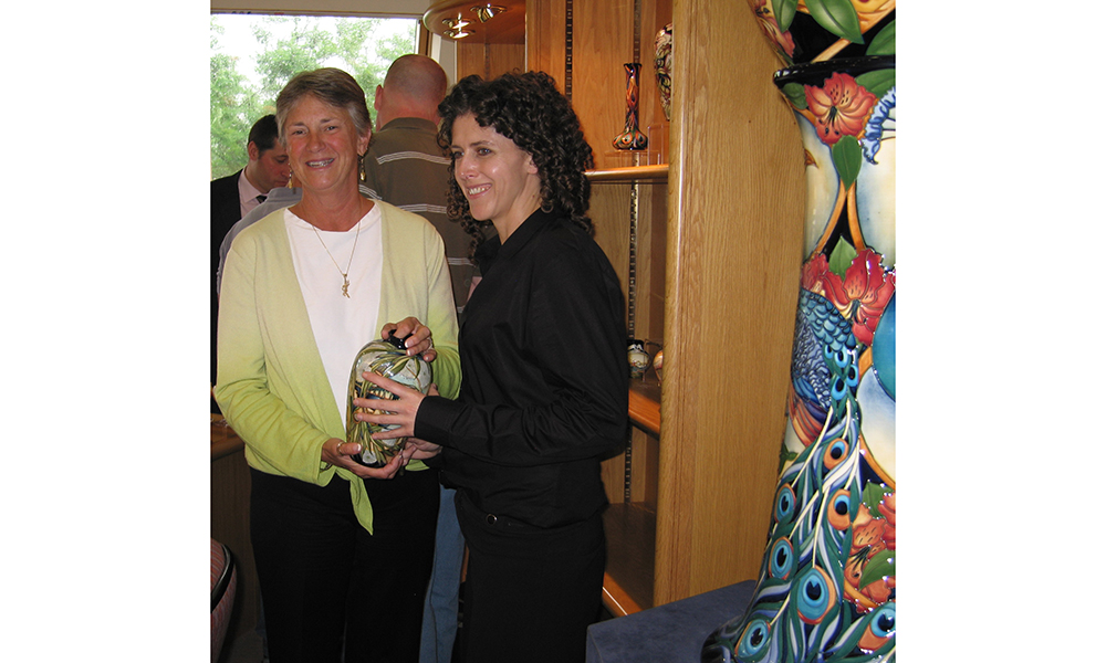 Dottie Daniels and Kerry Goodwin at Moorcroft