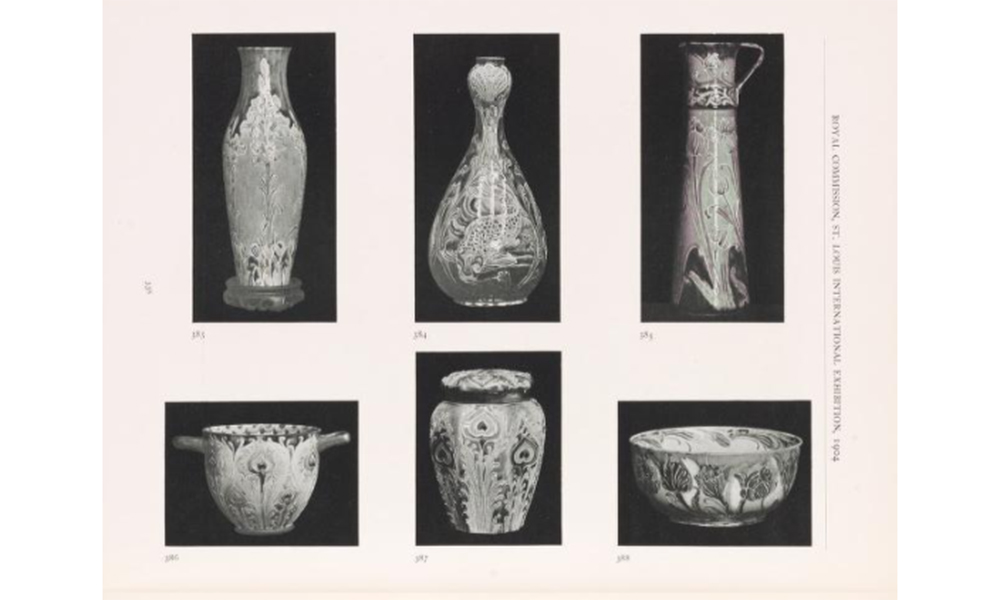 Moorcroft's Florian-Ware at St. Louis World's Fair