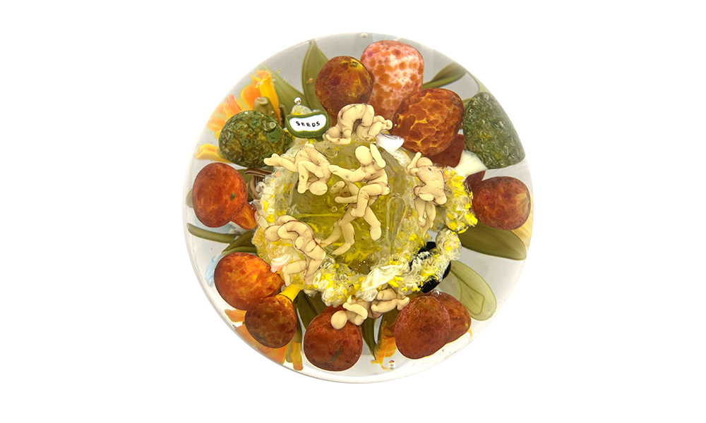 Arthur's Garden by Paul Stankard