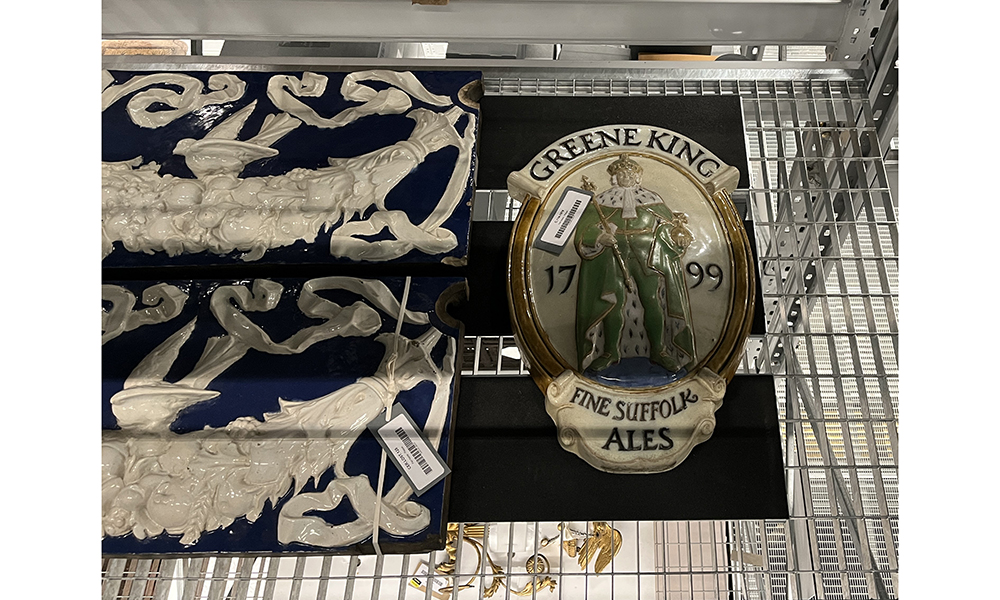 Greene King Plaque V&A East Storehouse