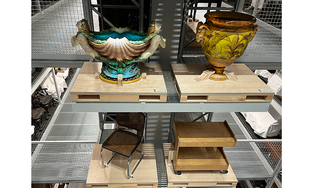 Minton Majolica Centerpiece at V&A East Storehouse