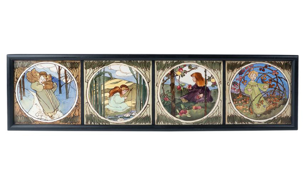 Royal Doulton Four Seasons Tiles by M.E. Thompson