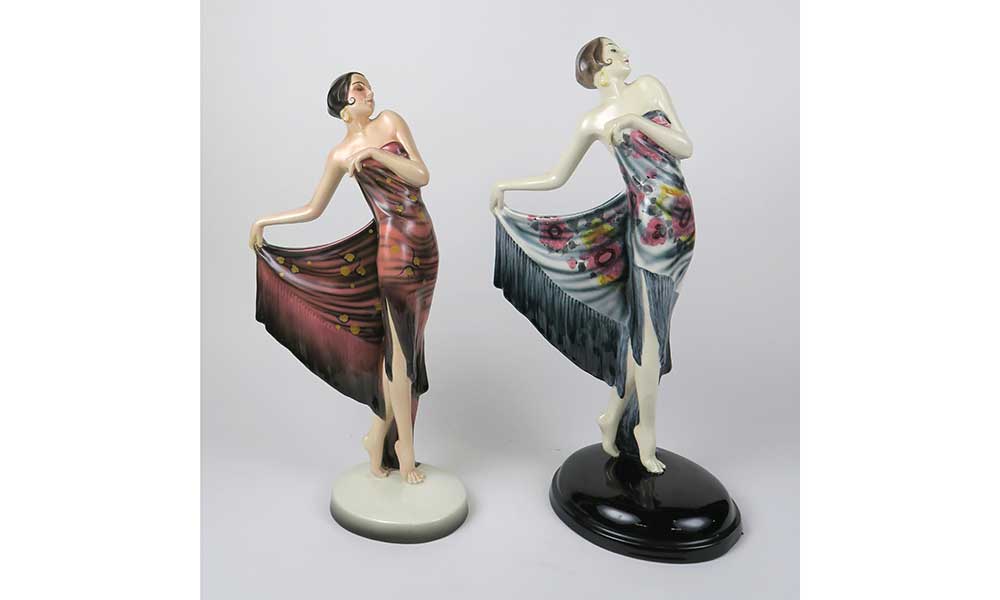 Goldscheider Spanish Shawl Two Versions