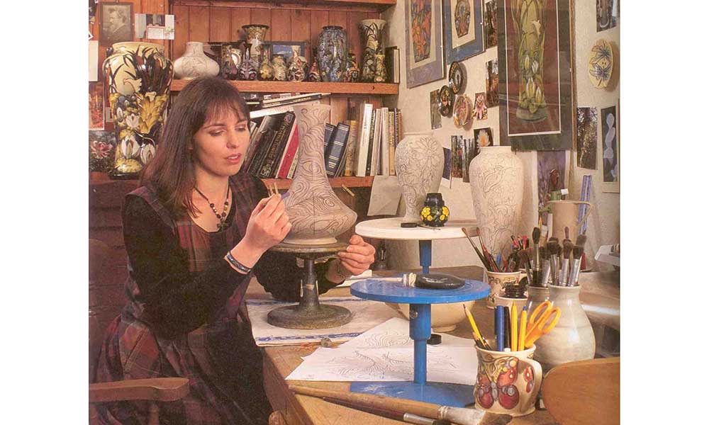 Rachel Bishop working on the Phoenix design