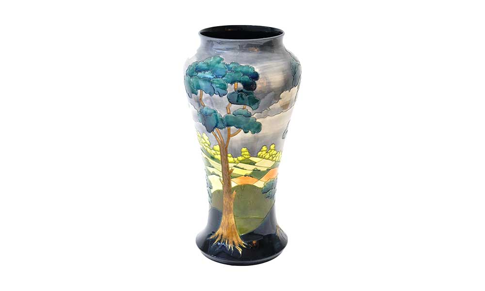 Moorcroft After the Storm Vase by W. Moorcroft