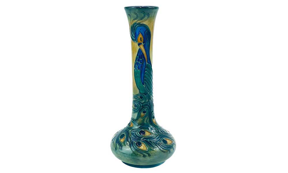 Phoenix Vase by R. Bishop