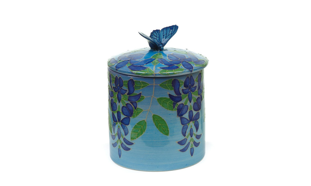 Dennis Chinaworks Butterfly and Wisteria Box