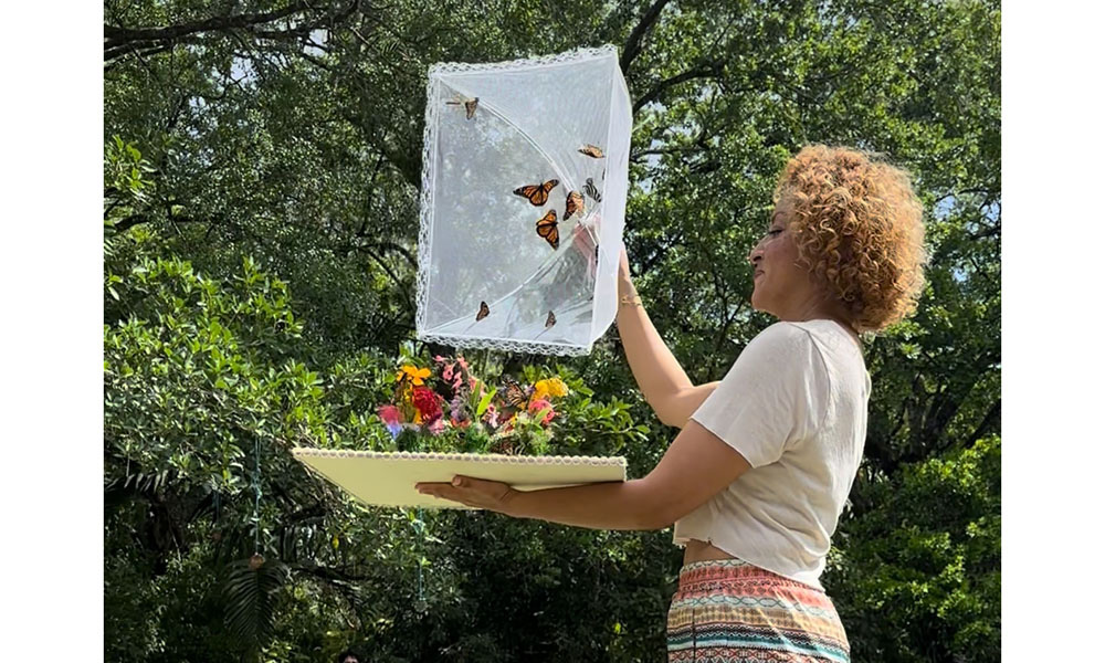 Kiki Sylvain Butterfly Release