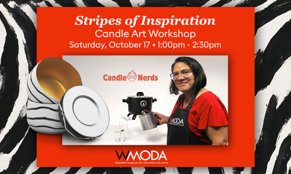 Stripes of Inspiration: Candle Art Workshop, Saturday, October 17